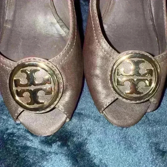 Tory Burch Peep Toe Wedge - Picture 12 of 12